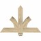 Ekena Millwork Redmond Rough Sawn Timber Gable Bracket, Douglas Fir, 36"W x 24"H x 4"D x 4"F, 16/12 Pitch GBW036X24X0404RED00RDF - alternate 1